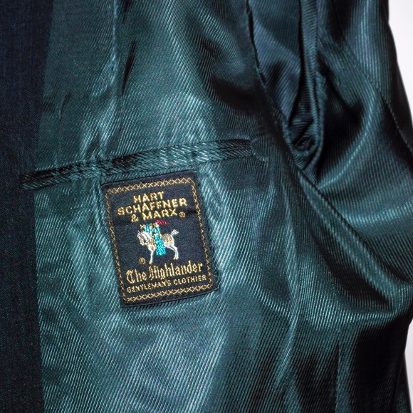 VTG THE HIGHLANDER Hart Schaffner & Marx Suit - Picture 3 of 5